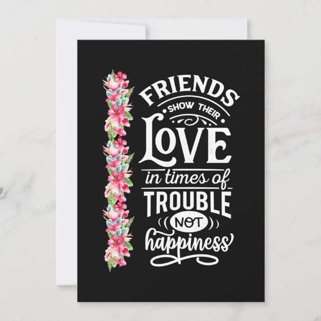 Friends Show Their Love Invitation (Front)