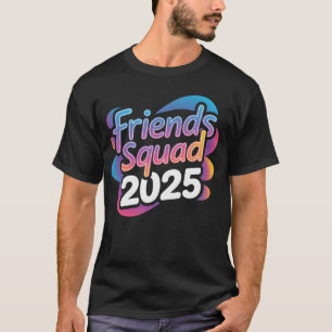 Friends Squad Giving 2025 – Colourful Autumn desig T-Shirt