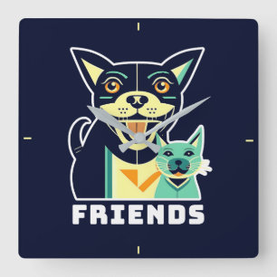 Friends Square Wall Clock