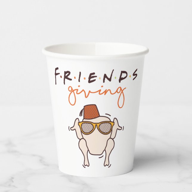 Friends T.V. Series | Friendsgiving Party Paper Cups (Left)