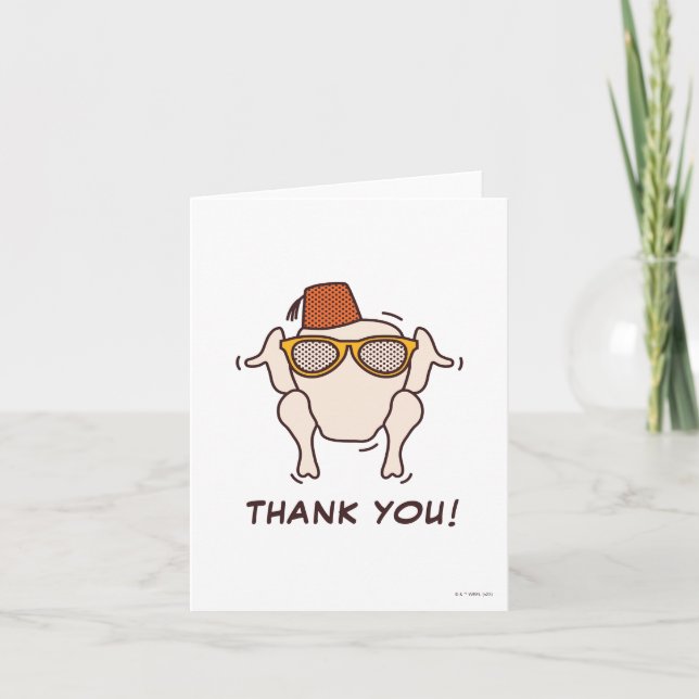 Friends T.V. Series | Friendsgiving Party Thank You Card (Front)