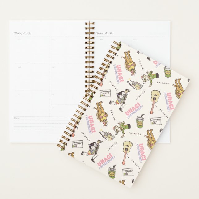FRIENDS™ Tan Cartoon Pattern Planner (Display)