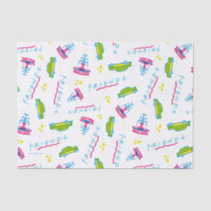 FRIENDS™ Taxi and Water Fountain Pattern Tissue Paper