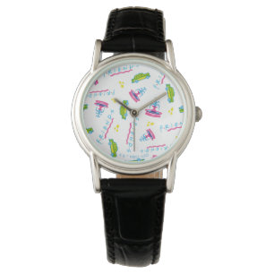FRIENDS™ Taxi and Water Fountain Pattern Watch