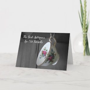 Friends Teacup Thinking Of You Card