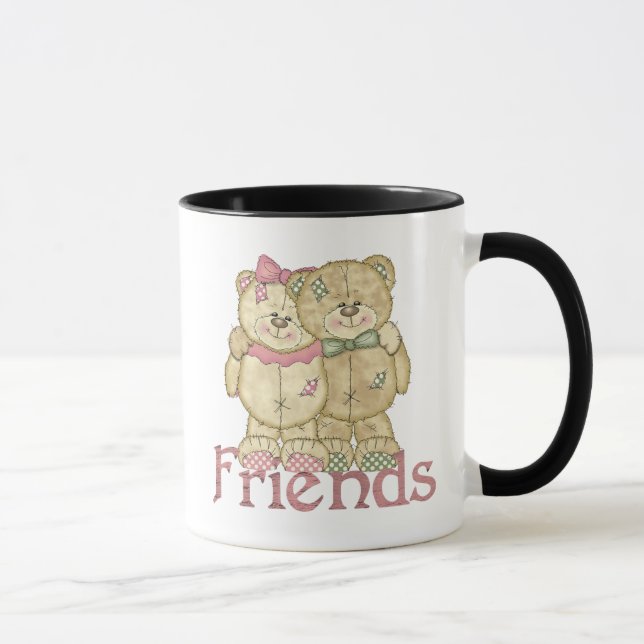 Friends Teddy Bear Pair - Original Colours Mug (Right)