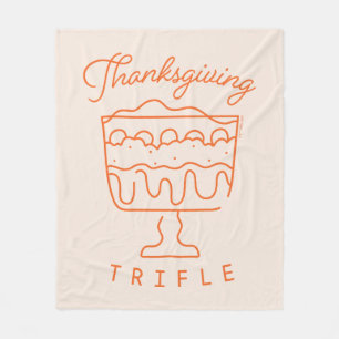 FRIENDS™   Thanksgiving Trifle Fleece Blanket