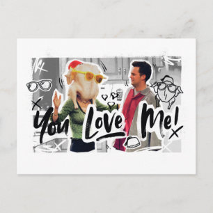 FRIENDS™   Thanksgiving Turkey Head Monica Invitation Postcard