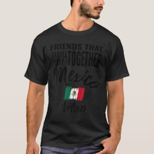 Friends That Travel Together Mexico Girls Trip Vac T-Shirt