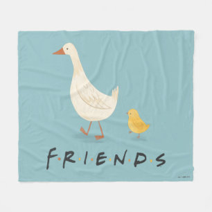 FRIENDS™   The Chick and the Duck Fleece Blanket