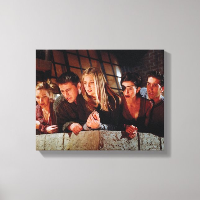 FRIENDS™ | The Gang on the Balcony Canvas Print (Front)