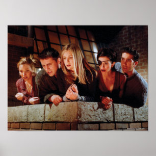 FRIENDS™   The Gang on the Balcony Poster