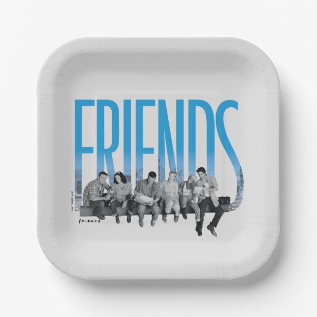 FRIENDS™ | The Gang Paper Plate (Front)