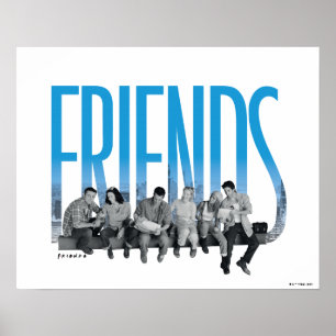 FRIENDS™   The Gang Poster