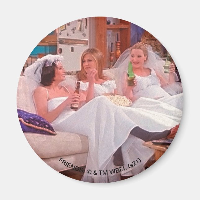 FRIENDS™ | The Girls in Wedding Dresses Magnet (Front)