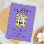 FRIENDS™ | The One With the 30th Birthday Invitation<br><div class="desc">Celebrate your milestone 30th birthday with this FRIENDS™-themed invitation,  inspired by the iconic sitcom. Personalise it with your party details to create a memorable invite that will delight fans of the show. Ideal for those who want to add a touch of 90s nostalgia to their special day.</div>