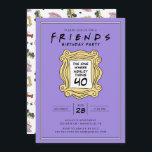 FRIENDS™ | The One With the 40th Birthday Invitation<br><div class="desc">Celebrate your 40th birthday with this FRIENDS™- themed invitation,  inspired by the iconic TV show. Personalise it with your party details to create a memorable invite that will delight fans of the series. Ideal for adding a touch of 90s nostalgia to your milestone celebration.</div>
