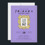 FRIENDS™ | The One With the 50th Birthday Invitation<br><div class="desc">Celebrate your milestone 50th birthday with this customisable FRIENDS™-themed invitation,  inspired by the iconic TV show. Personalise it with your party details to create a memorable invite that will delight fans of the series. Perfect for adding a touch of nostalgia to your special celebration.</div>