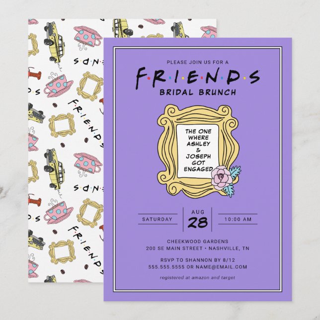 FRIENDS™ | The One With the Bridal Brunch Invitation (Front/Back)