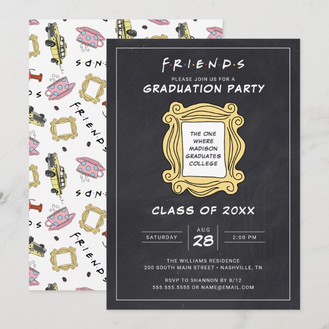 FRIENDS™ The One With the Graduation Party Invitation (Front/Back)