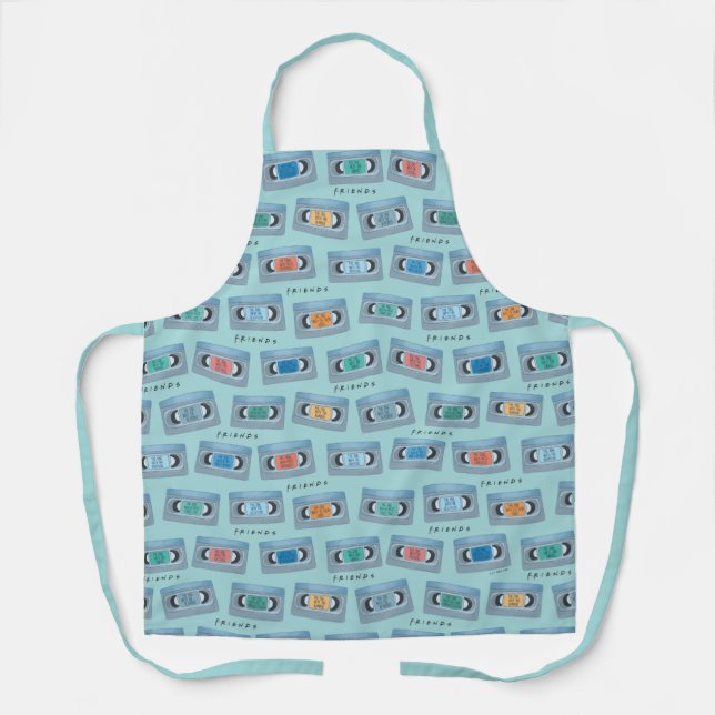 FRIENDS™ | The One With Video Tape Pattern Apron (Front)