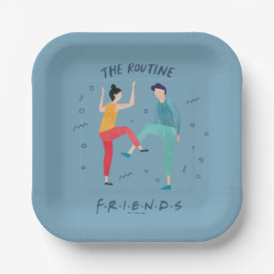 FRIENDS™ The Routine Paper Plate