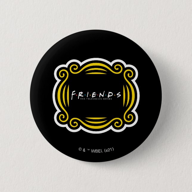 FRIENDS™ The Television Series 6 Cm Round Badge (Front)