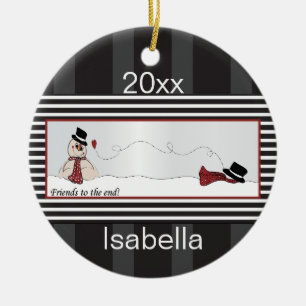 Friends to the End Ceramic Tree Decoration