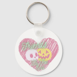 Friends to the end, Ghost and Skull Key Ring