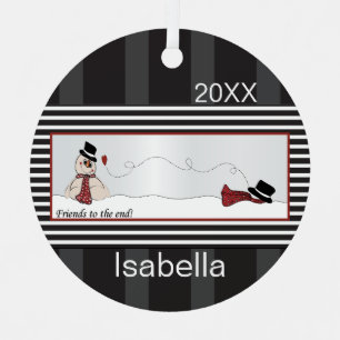 Friends to the End Metal Tree Decoration