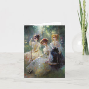 Friends together - Blank Inside  Card