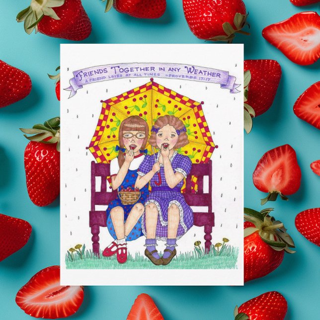 Friends Together Inspirational Postcard (Creator Uploaded)