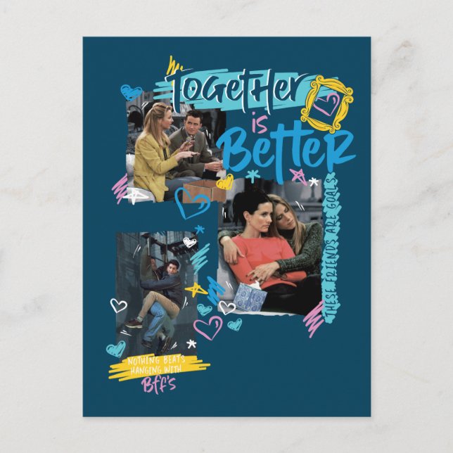 FRIENDS™ | Together is Better Invitation Postcard (Front)