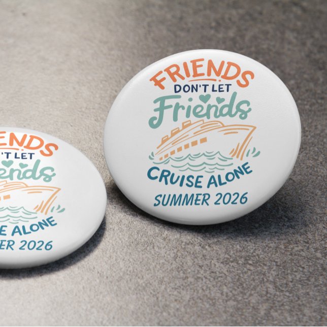 Friends Trip Cruising Cruise Cabin Door 7.5 Cm Round Badge (Creator Uploaded)