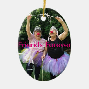 Friends + Tutus = Fun Times Ceramic Tree Decoration