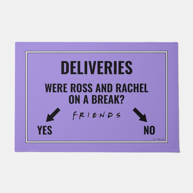 FRIENDS™ TV Series | Deliveries Doormat (Front)