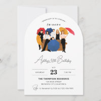 Friends TV Show Themed Customisable Birthday 