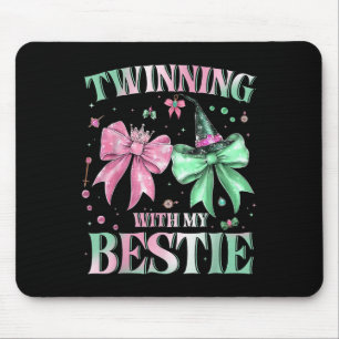 Friends Twinning With My Bestie Funny Friends Spir Mouse Mat