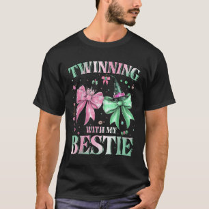 Friends Twinning With My Bestie Funny Friends Spir T-Shirt
