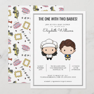 FRIENDS™   Twins Baby Shower Invitation