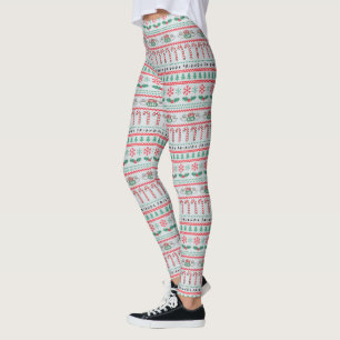 FRIENDS™   Ugly Sweater Christmas Pattern Leggings