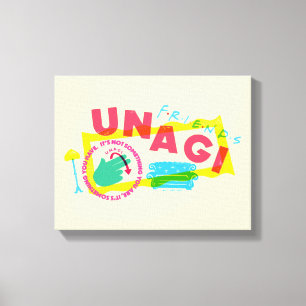 FRIENDS™ Unagi Canvas Print