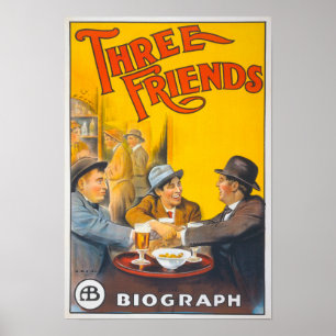 Friends Unedited Vintage Photos Old Aesthetic Pict Poster