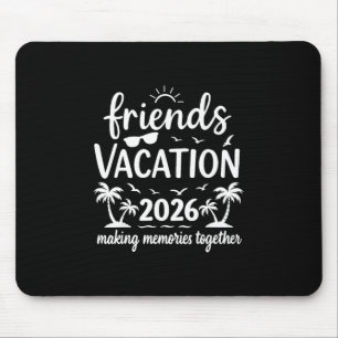 Friends Vacation 2026 Tropical Beach Squad Mouse Mat
