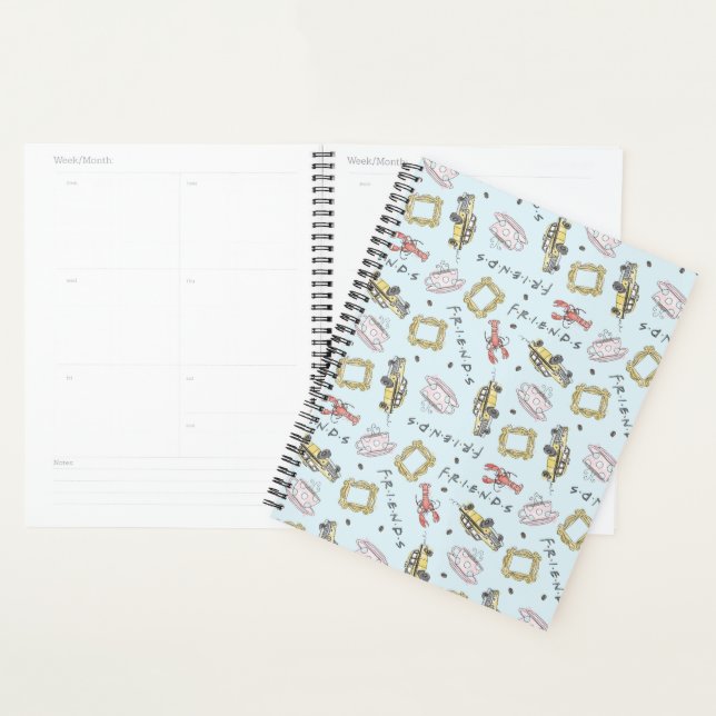 FRIENDS™ Watercolor Icons Pattern Planner (Display)