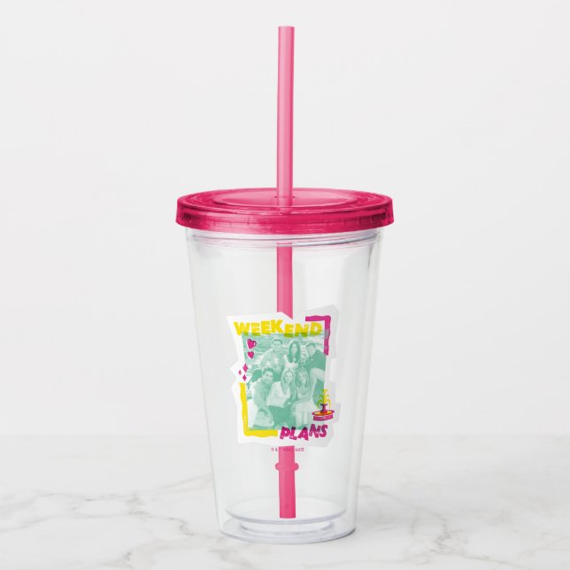 FRIENDS™ | Weekend Plans Acrylic Tumbler (Front)