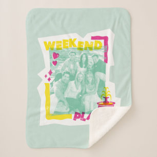 FRIENDS™   Weekend Plans Sherpa Blanket