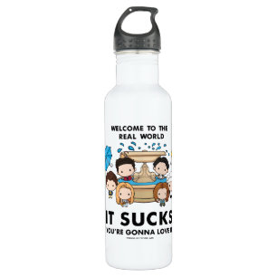 FRIENDS™   Welcome to the Real World Chibi 710 Ml Water Bottle