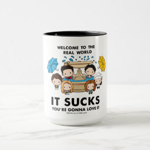 FRIENDS™   Welcome to the Real World Chibi Mug