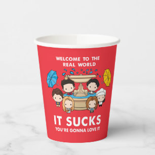 FRIENDS™   Welcome to the Real World Chibi Paper Cups